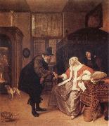 Jan Steen The Lovesick Woman oil painting reproduction